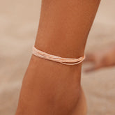 Pura Vida Original Blush Anklet